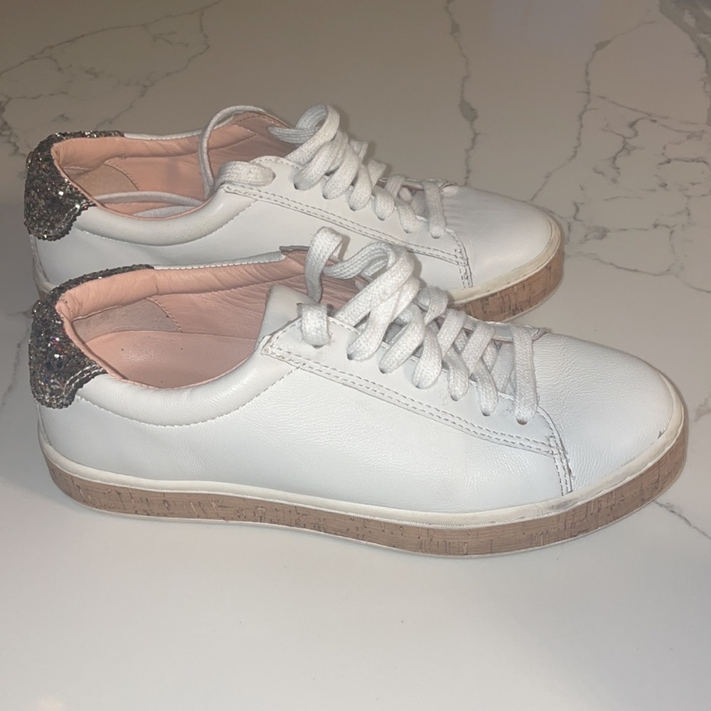 Kate Spade Leather Platform Sneakers